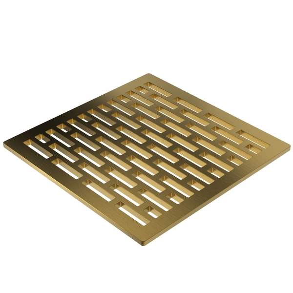 Newport Brass 6" Square Shower Drain in Satin Bronze (Pvd) 233-606/10